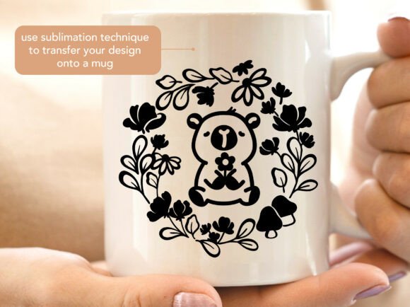 Capybara Floral Wreath SVG Shirt Design Review