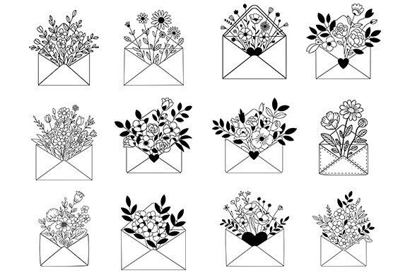Floral Envelope Svg,Love Letter Bundle Review