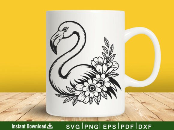 Floral Flamingo Svg, Animal Svg Designs Review