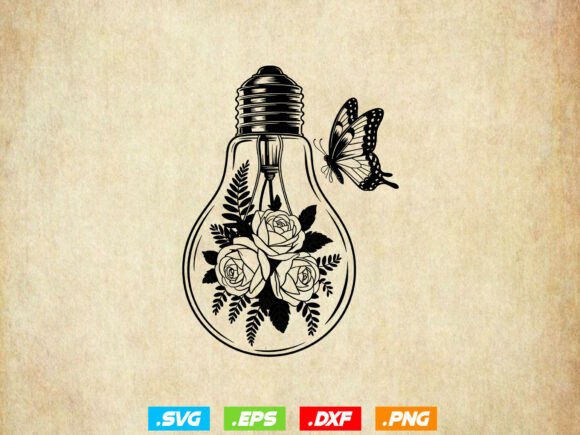 Floral Light Bulb SVG, Floral Lightbulb: A Designer's Stitch Test