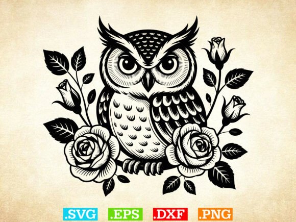 Floral Owl with Books SVG: A Real Designer's Review