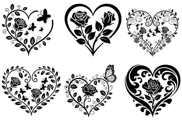 Floral Rose Heart Svg,Floral Bundle Review
