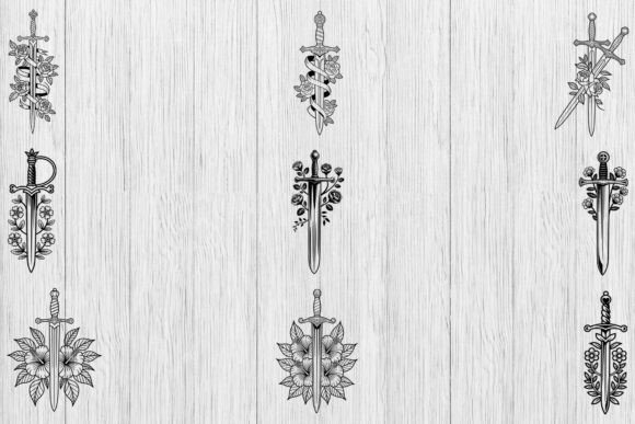 Floral Sword SVG Bundle, Floral Sword Svg Review