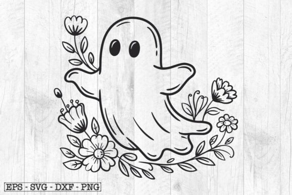 Ghost Svg, Floral Ghost Svg, Halloween: A Designer's Real-World Review