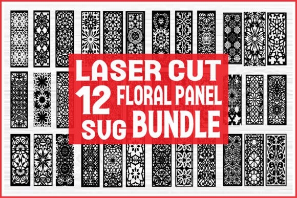 Laser Cut Floral Panel SVG Review