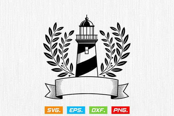 Lighthouse Svg, Floral Lighthouse Svg Review