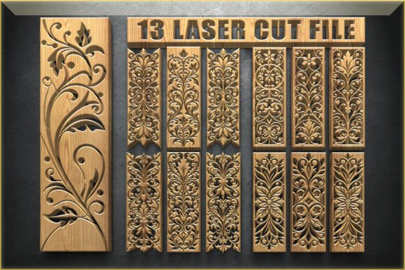 Ornamental Floral Panel SVG Review