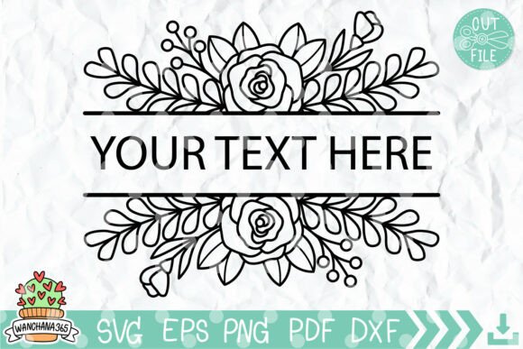 Split Floral Frame Svg: Real Embroidery Review