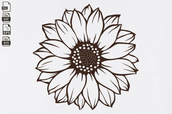 Sunflower SVG, Floral, Sunflower, Flower Review